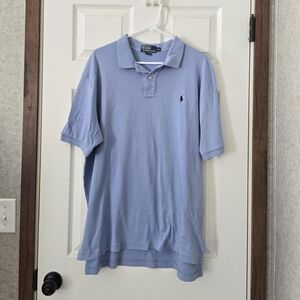 Polo by Ralph Lauren Men's Light Blue Polo Shirt